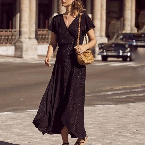 auguste wrap dress